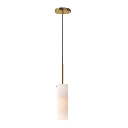 Maxim Lighting Blizzard 1-Light Pendant, Natural Aged Brass 10511MRNAB